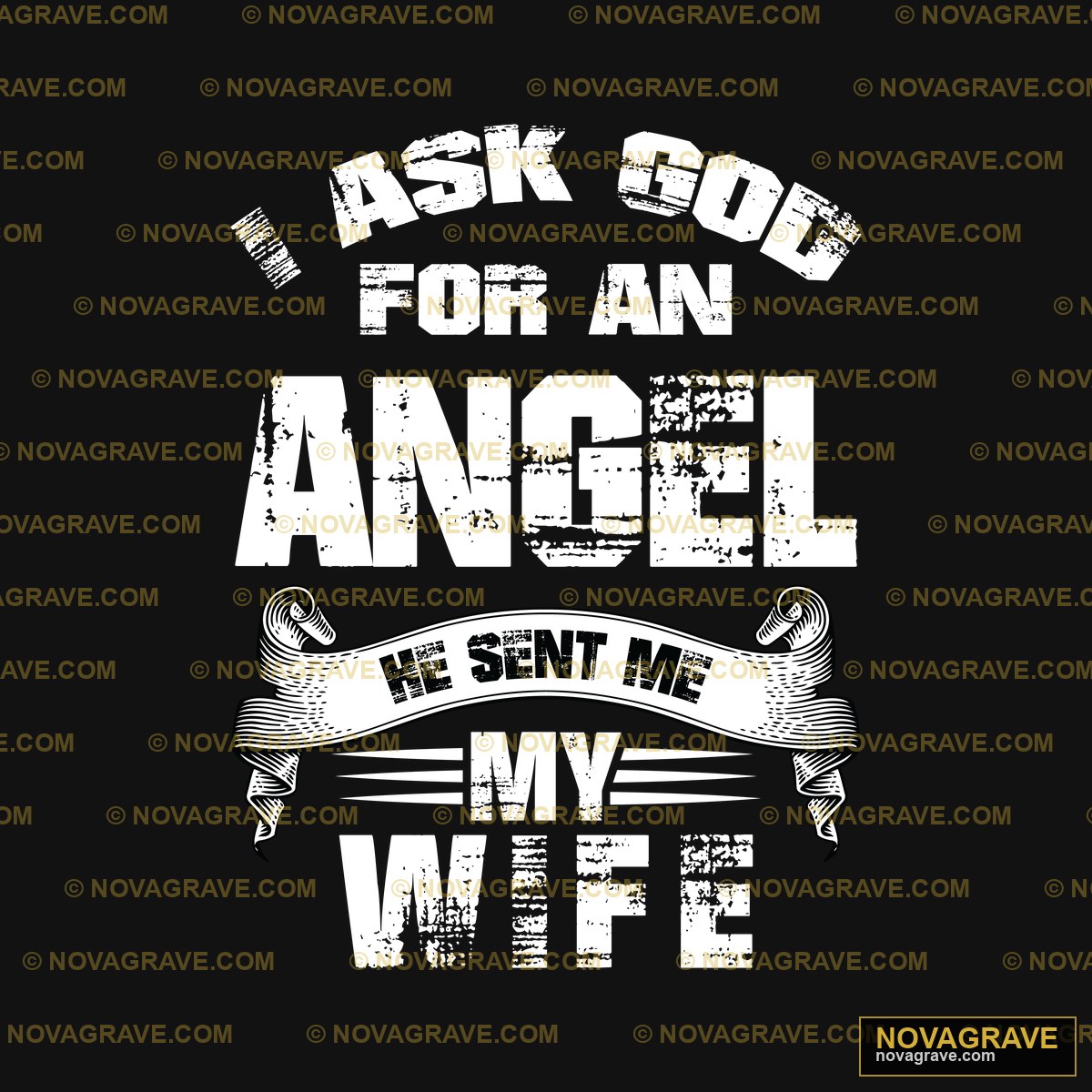 Ask The Angel Ask The Wife Religious Spiritua - DTF Ontwerp