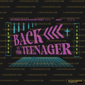 Back To The Teenager Other Designs - Design DTF