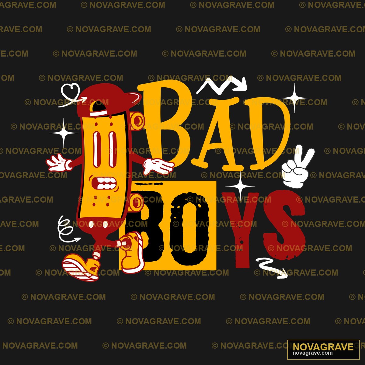 Bad Boys By The Bad Boys Other Designs - Design DTF