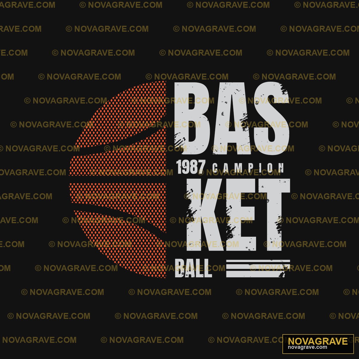 Bask Basketball Logo Streetwear Urban - Design DTF