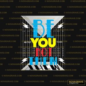 Be You Not Them Typography Slogans - Design DTF