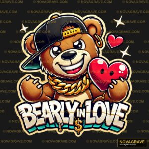 Bear Love By Theartion Animals Wildlife - Design DTF