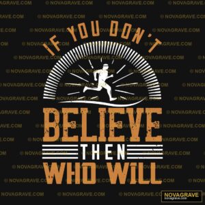 Believe Wild And Wild Typography Slogans - DTF Transfer Design