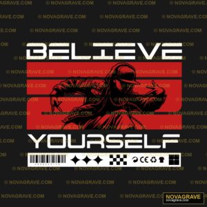 Believe Yourself By Theartion Seasonal Holiday - Design DTF