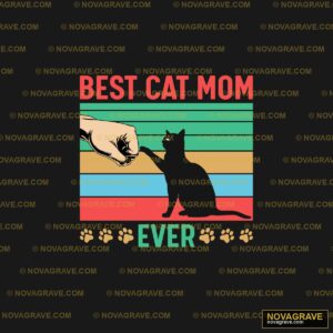 Best Mom Ever Cat Mom Shirt Animals Wildlife - Design DTF