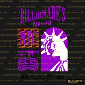 Billionaire's Paradise NYC DTF Design SVG - Statue of Liberty