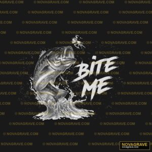 Bite Me Mens T Shirt By Fishn Fishshop Animals Wildlife - DTF Ontwerp