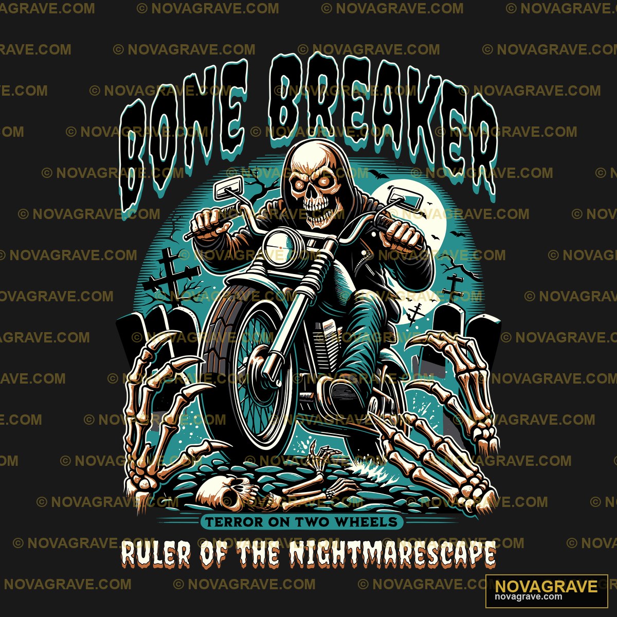 Bonebreaker Terror On Wheels Streetwear Urban - DTF Transfer Design