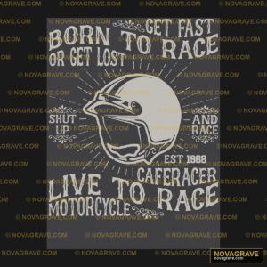Born To Race T Shirt Other Designs - DTF Transfer Design
