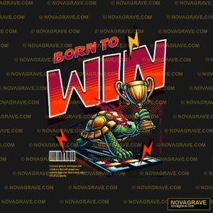 Born To Win Mens T Shirt By The Art Of Curios Other Designs - Design DTF
