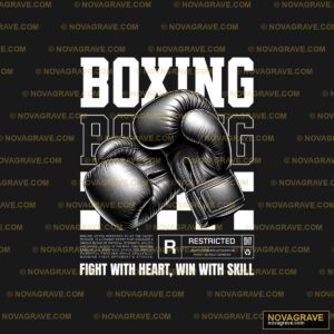 Boxing Is A Sport That Is Sports Fitness - DTF Transfer Design
