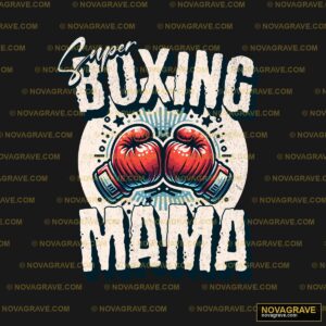 Boxing Mama By Thepaper Sports Fitness - Design DTF