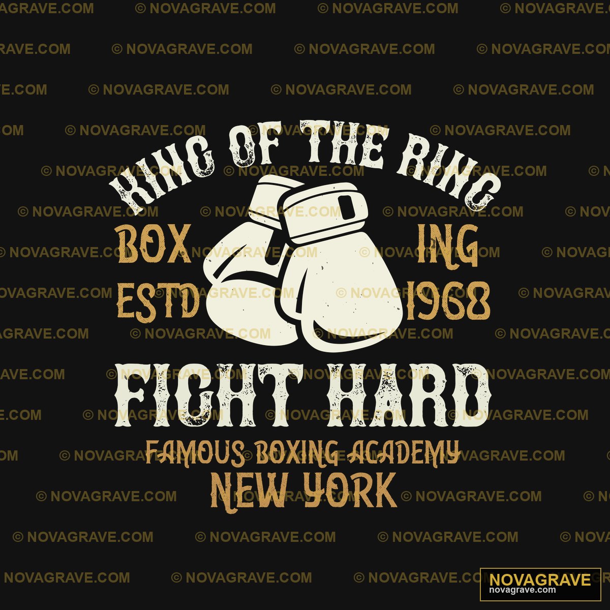 Boxing Sports Fitness - DTF Transfer Design