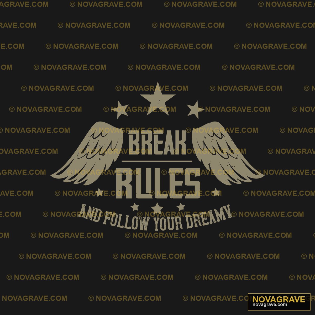 Break Rules Logo Other Designs - DTF Transfer Design