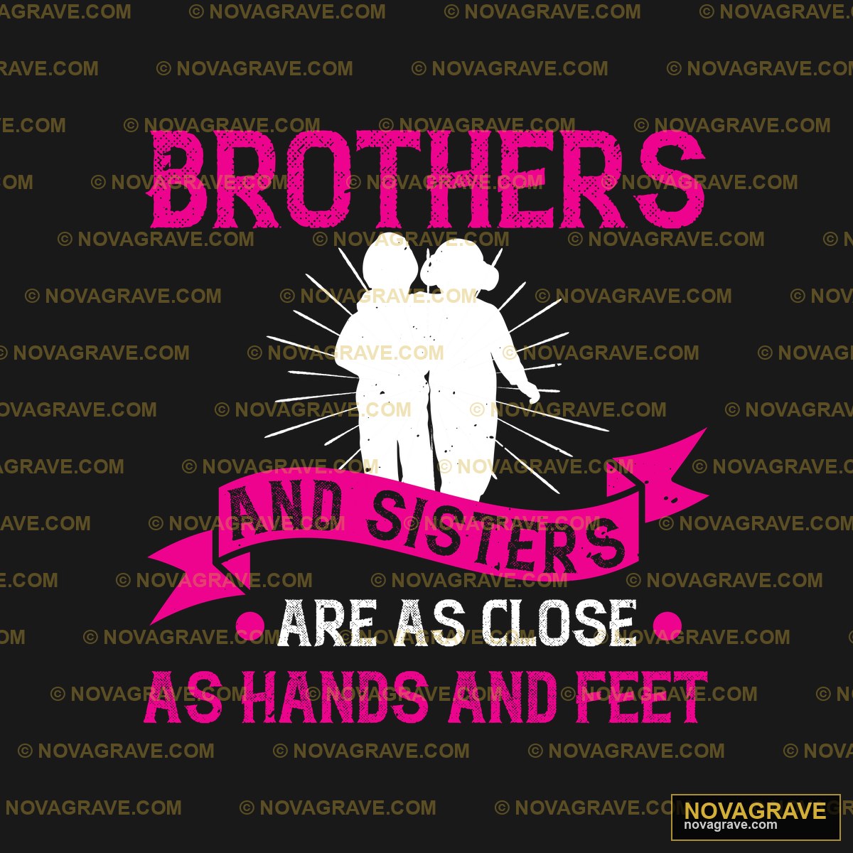 Brothers And Sisters Family Kids - DTF Transfer Design