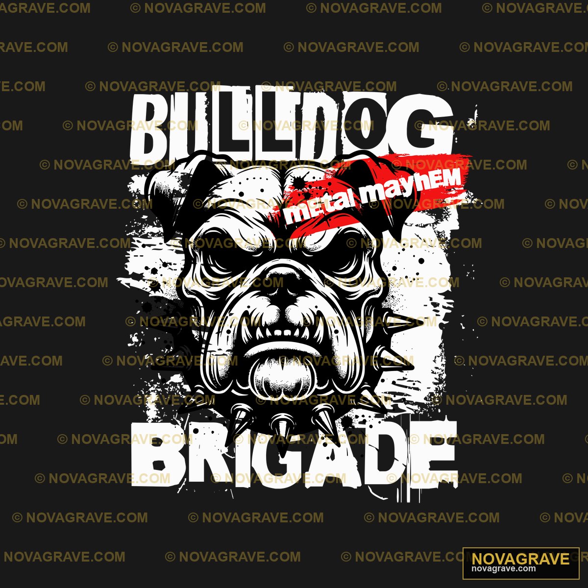 Bulldog Brigade By Thepaper Animals Wildlife - Design DTF