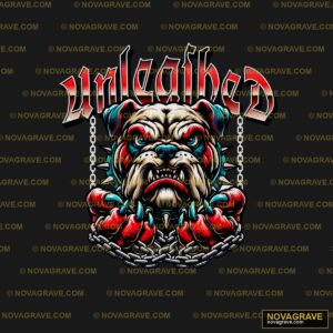 Bulldog Tattoo Design By The Artful Animals Wildlife - Design DTF