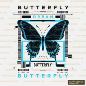 Butterfly Dream Animals Wildlife - DTF Ontwerp