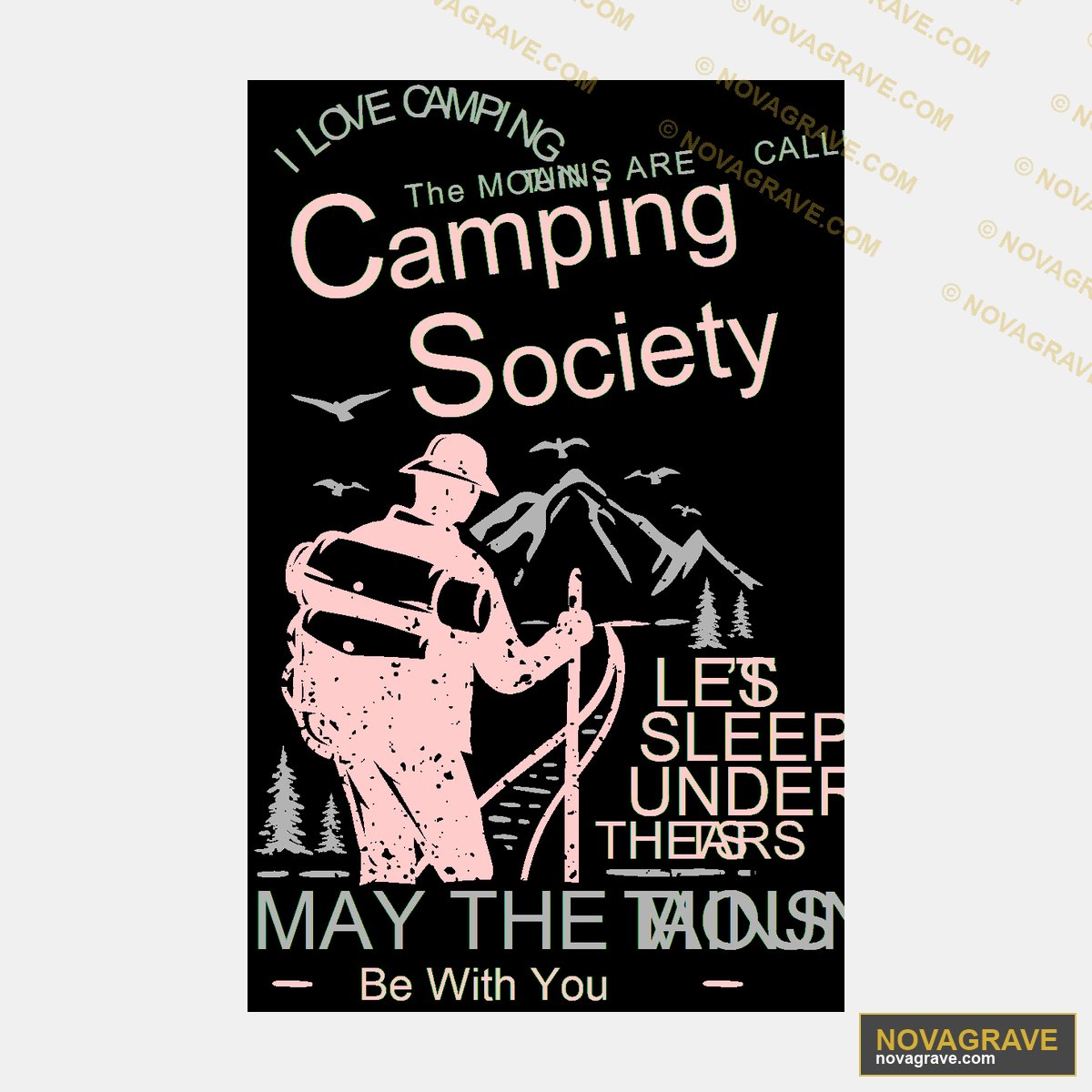 Camping Society May 2019 Other Designs - DTF Transfer Design