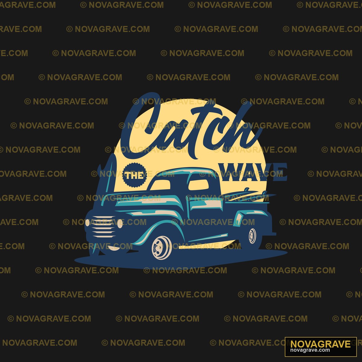 Catch The Wave Truck Animals Wildlife - DTF Ontwerp