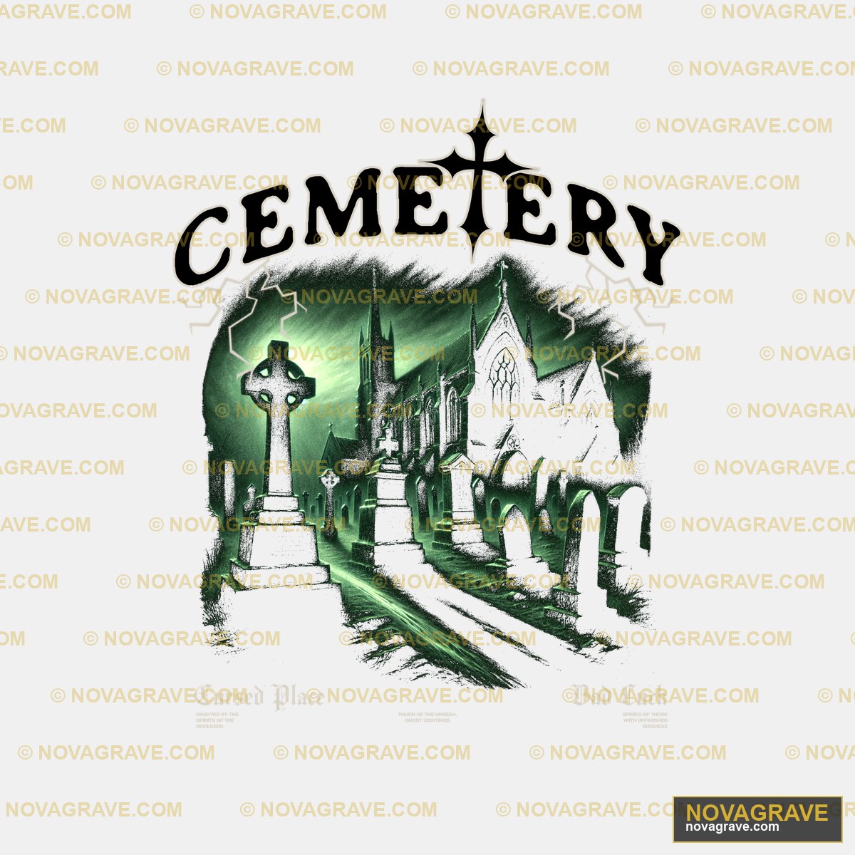 Cemetery The Curse Of The Dead Other Designs - Design DTF