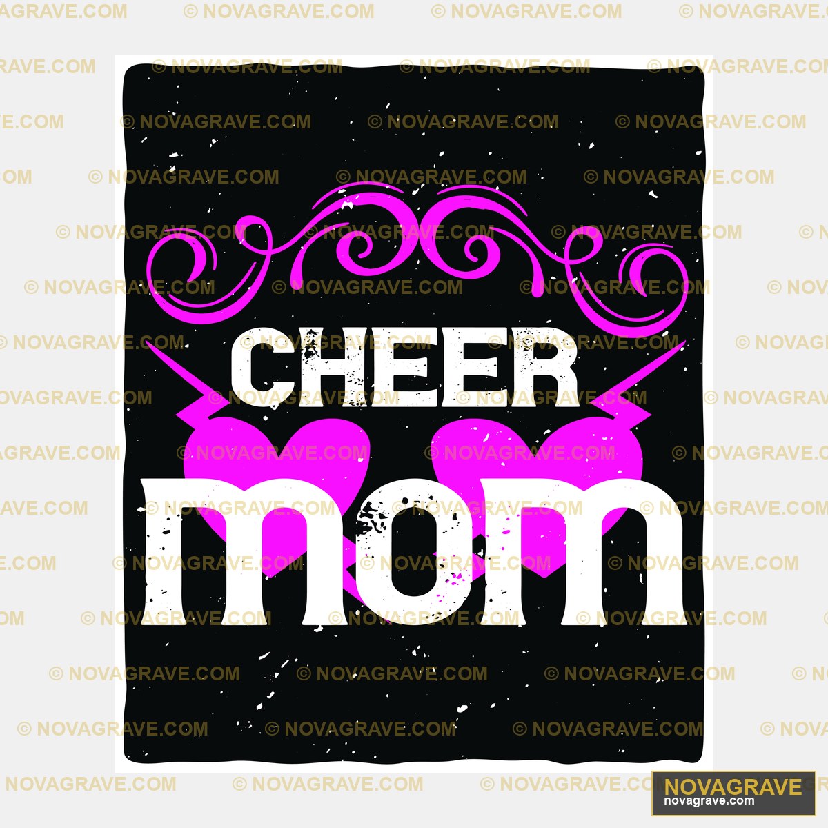 Cheer Mom By Theartion Seasonal Holiday - DTF Transfer Design