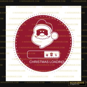 Christmas Loading Screenshote Seasonal Holiday - DTF Transfer Design