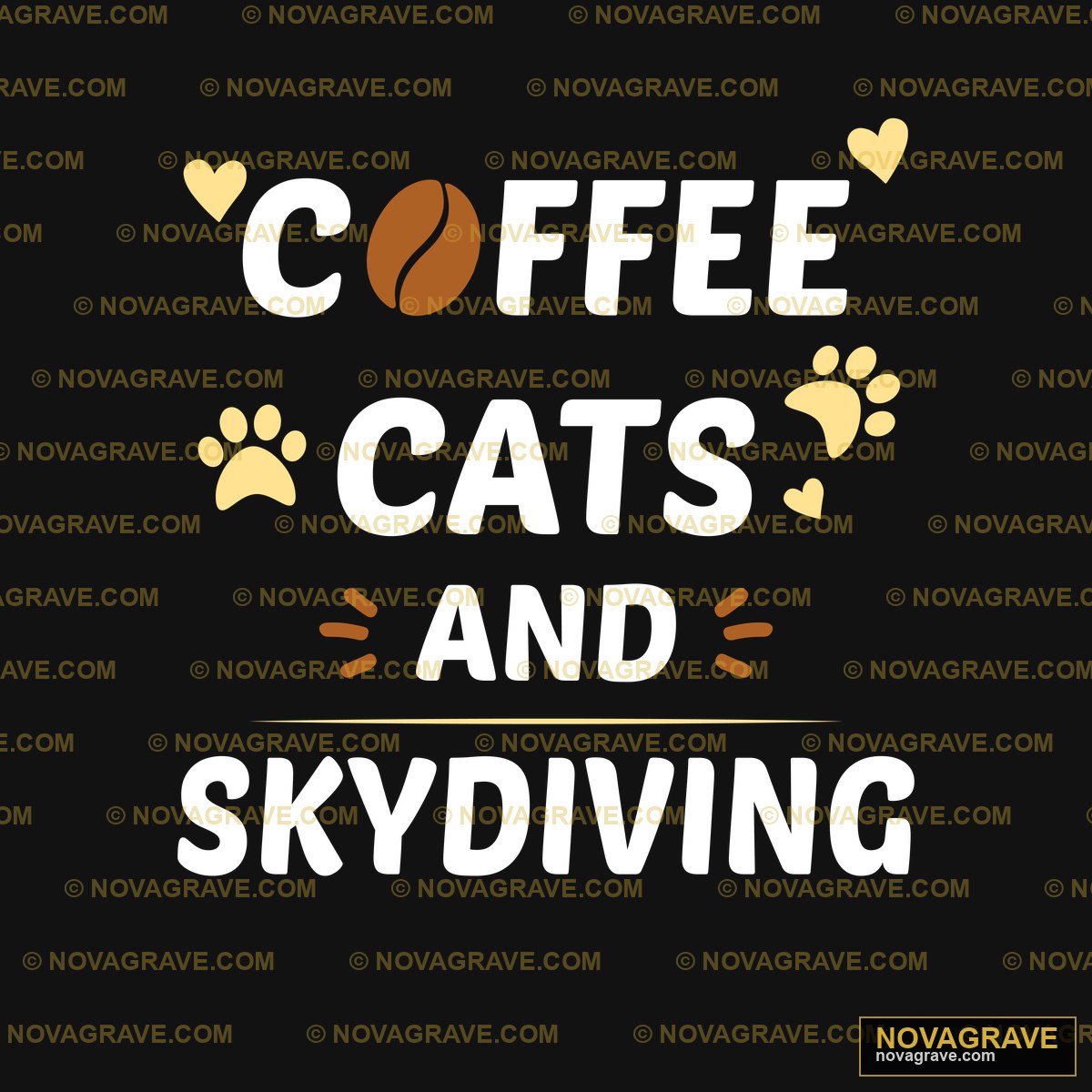 Coffee Beans And Hearts Seasonal Holiday - DTF Transfer Design