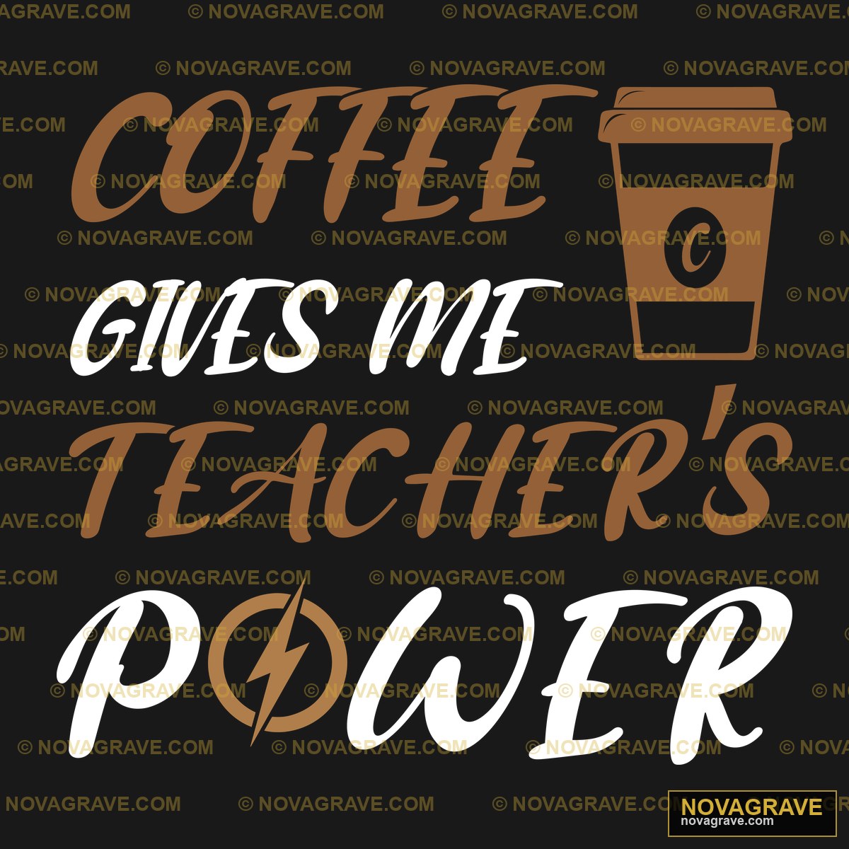 Coffee Teachers Professions - Design DTF