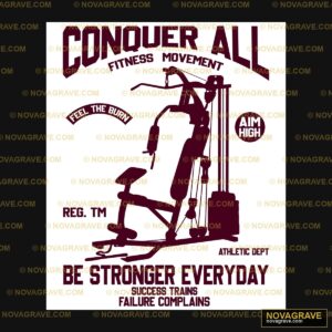 Conquer All Fitness Movement Sports Fitness - Design DTF