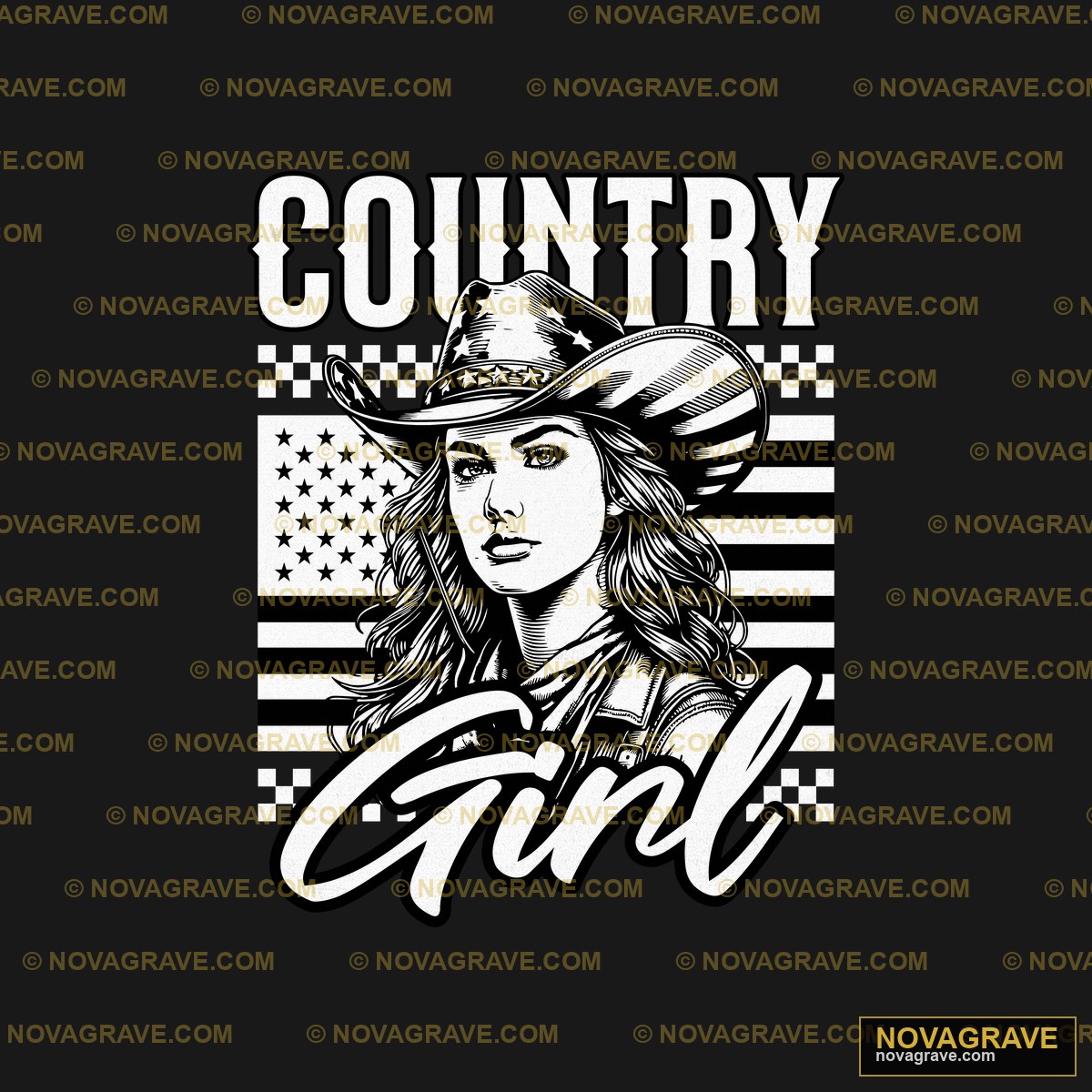Country Girl Womens T Shirt By Country Girls Music Culture - DTF Ontwerp
