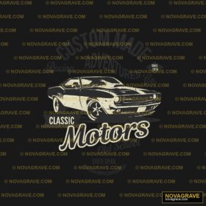 Custom Made Classic Car T Shirt Retro Vintage - DTF Ontwerp