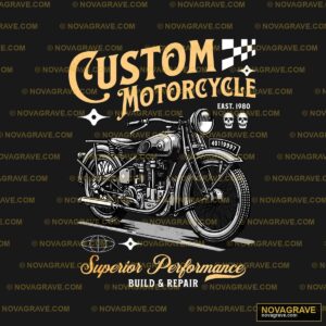 Custom Motorcycle T Shirt Design Other Designs 2 - DTF Ontwerp