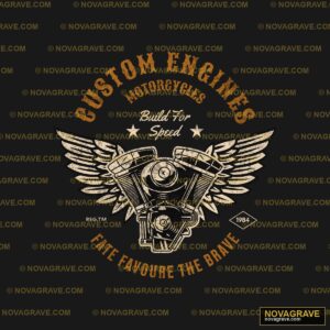Custom Motorcycles Logo Other Designs 2 - DTF Transfer Design