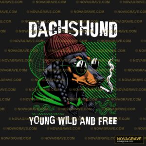 Dashud Young Wild Fire Animals Wildlife - DTF Transfer Design
