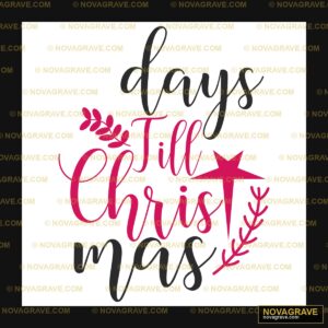 Days Of Christmas Mass Seasonal Holiday - Design DTF
