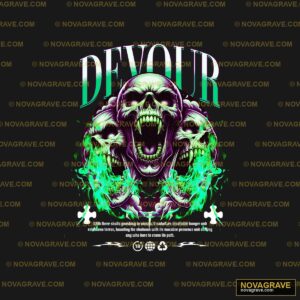Devor The Devil Mens T Shirt By Dm Designs Other Designs - Design DTF