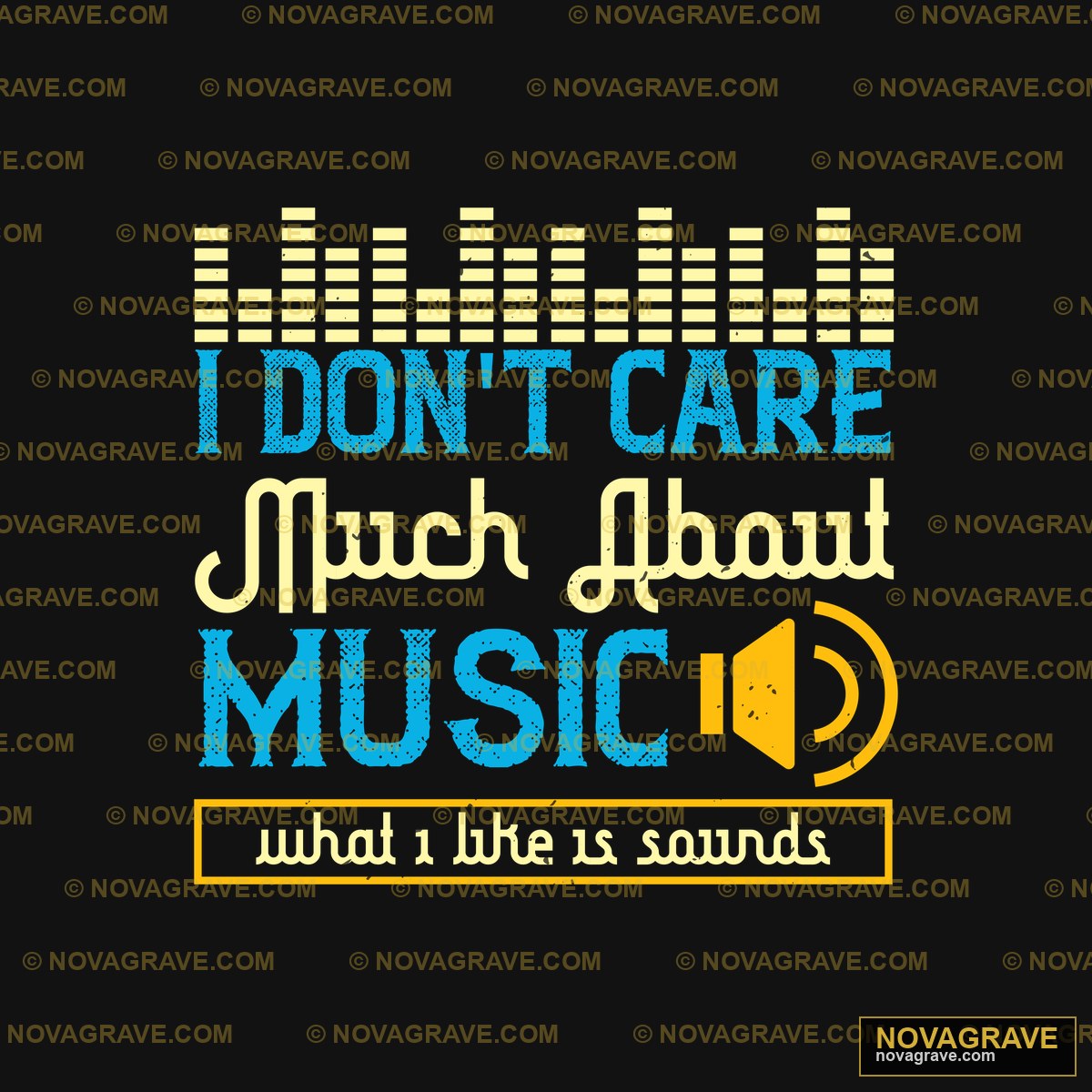 Dont Care Music Music Culture - DTF Ontwerp