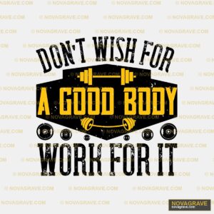 Dont Shirt Design For A Bodybuilding Workout Sports Fitness - DTF Ontwerp