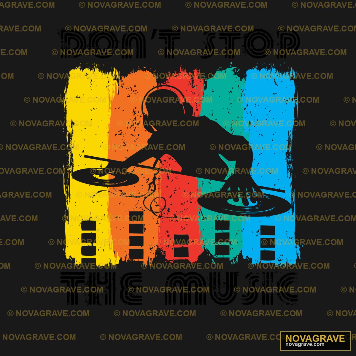 Dont Stop The Music Music Culture - DTF Ontwerp