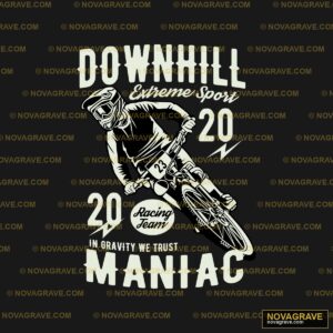 Downhill Bike T Shirt Design Other Designs - DTF Transfer Design