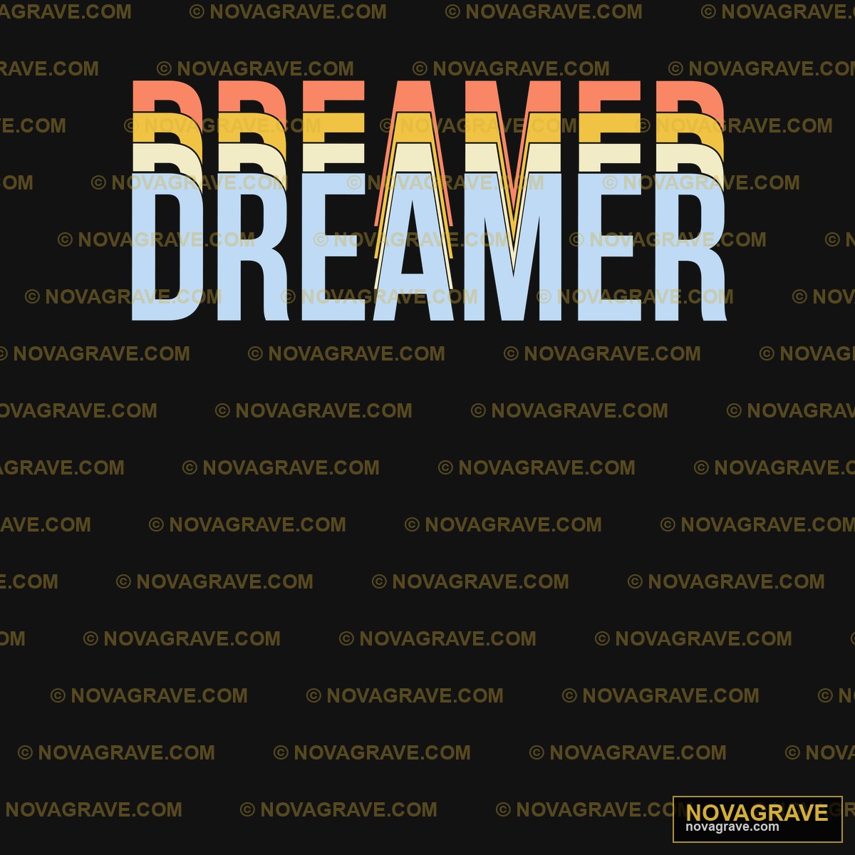 Dreamer Dreamers Logo Typography Slogans - DTF Ontwerp