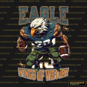 Eagle Wing Victory By Theartion Animals Wildlife DTF Design