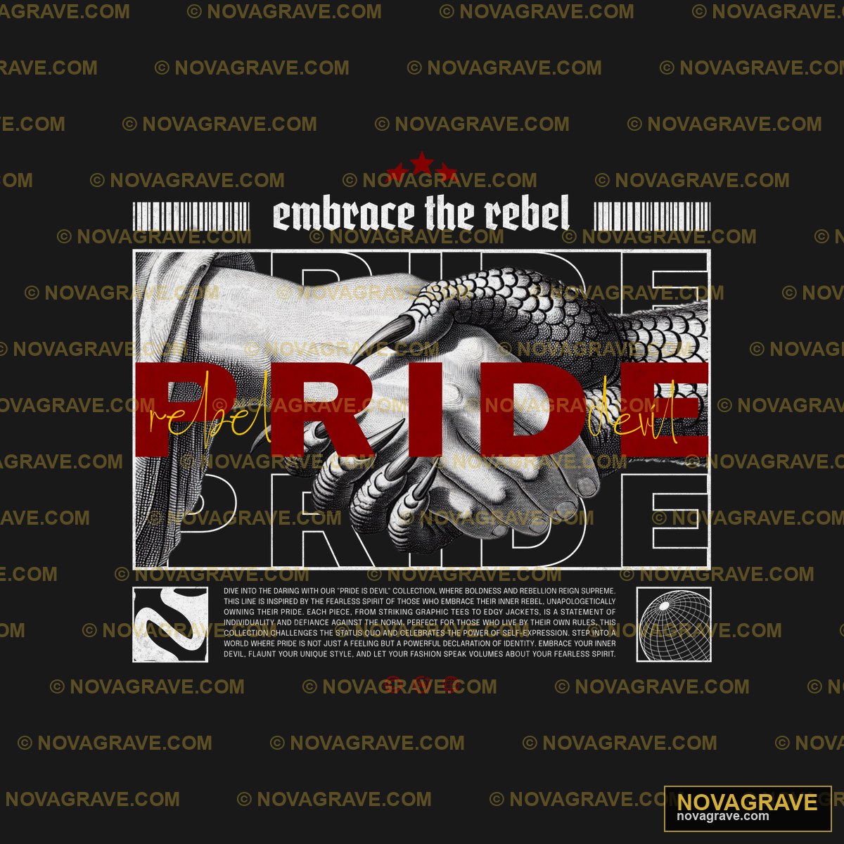 Embrace The Rebel Pride Streetwear Urban - Design DTF