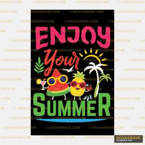 Enjoy Summer By Theartion Seasonal Holiday - DTF Ontwerp