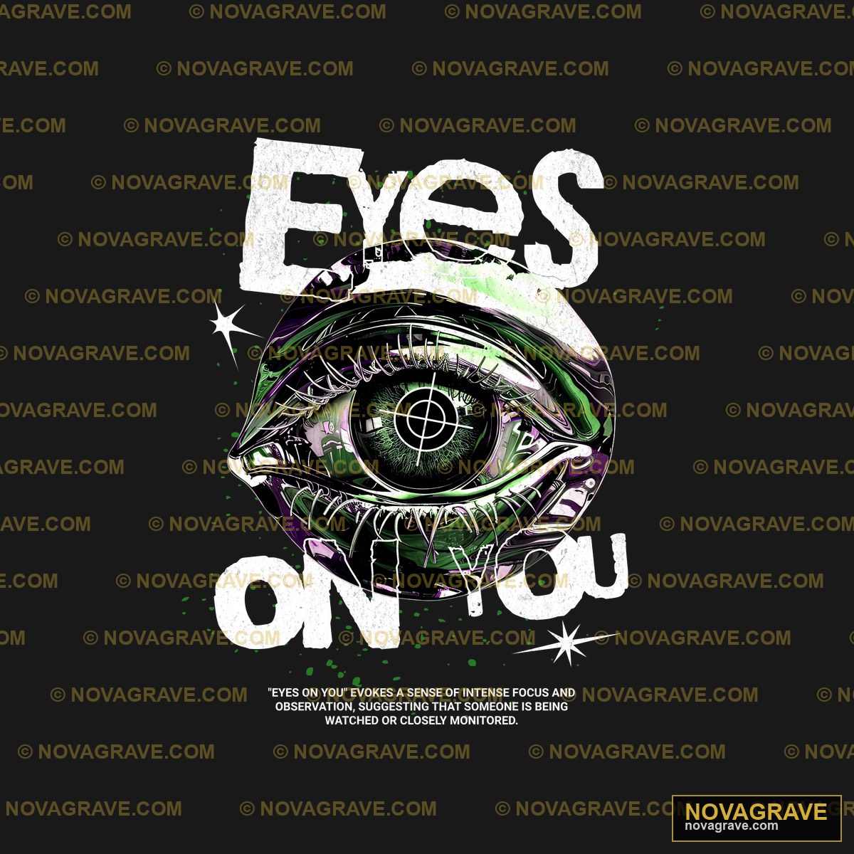 Eyes On You Mens T Shirt By The Art Of Curios Other Designs - Design DTF