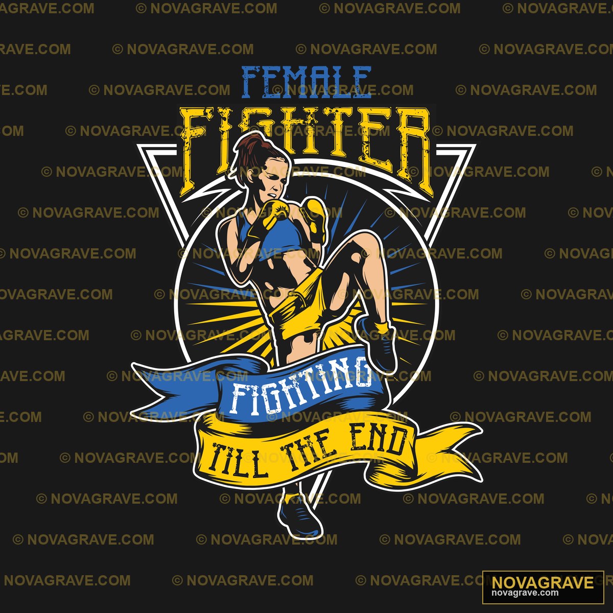Female Fighter Other Designs - Design DTF