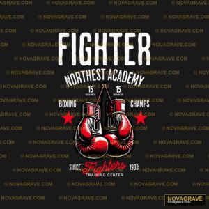 Fighter Boxing T Shirt Sports Fitness DTF Design