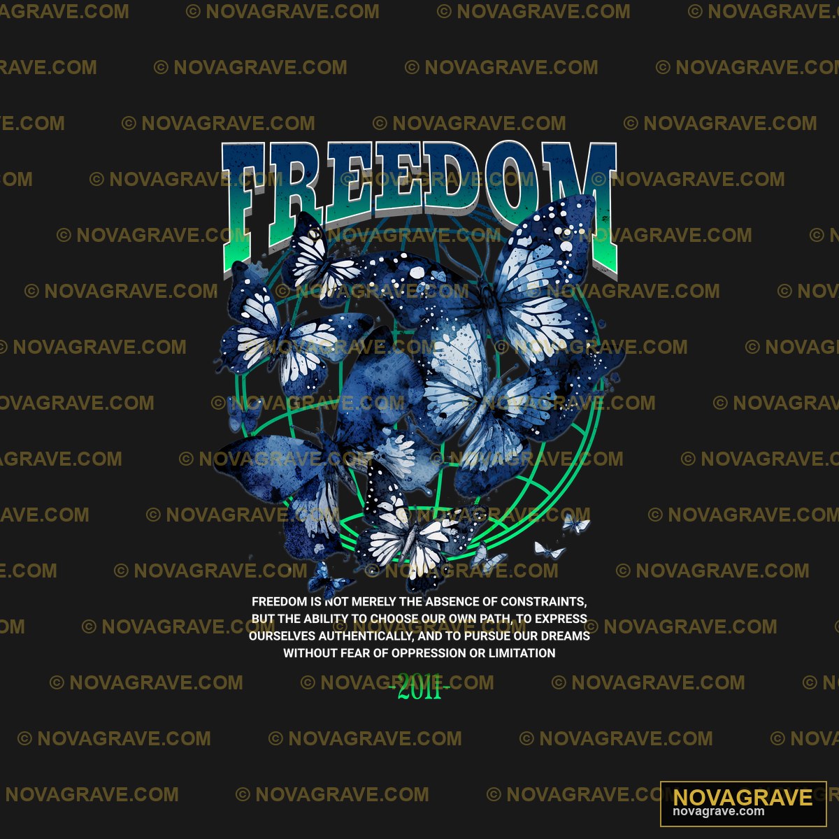 Freedom Freedom Freedom Freedom Patriotic Military - Design DTF