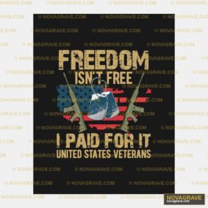 Freedom Is Free Patriot T Shirt Patriotic Military 2 - DTF Transfer Design